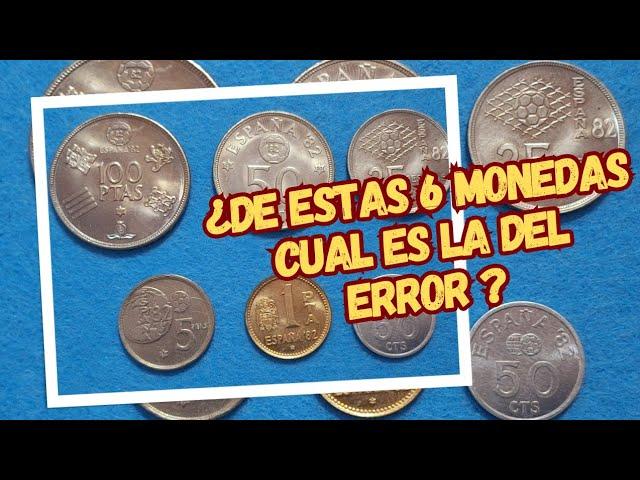 De las 6 monedas del MUNDIAL de FÚTBOL ESPAÑA 82, solo 1 es valiosa. ¿Quieres saber cuál es?