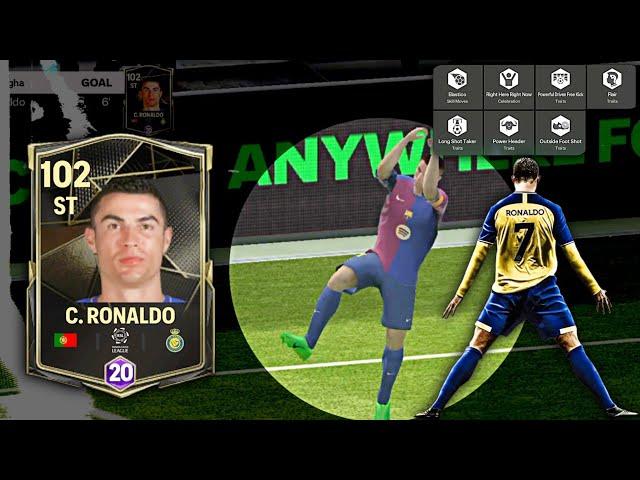 Siuuuuuu!!! 102 RATED TOTW CRISTIANO RONALDO REVIEW!!! ️ FC MOBILE