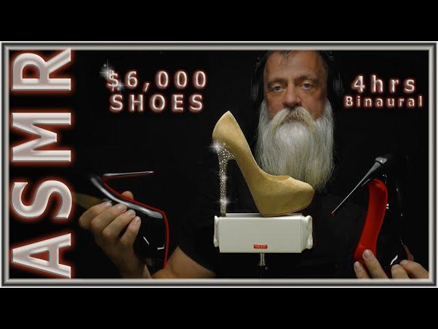 ASMR With $6,000 Shoes! Leather Sounds, Fidgeting, Rustling, Tapping Sounds and Soft Male Whispering