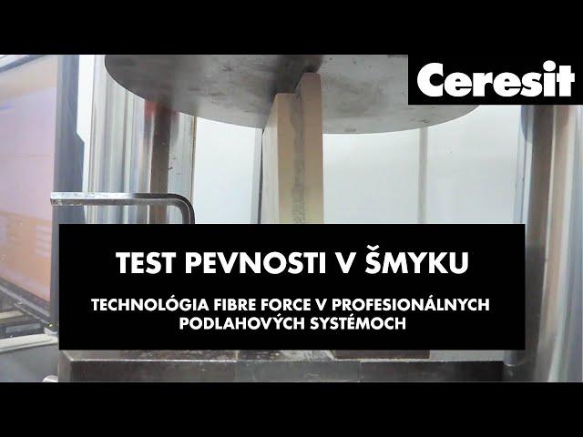 Test pevnosti v šmyku | Technológia Fibre Force v profesionálnych podlahových systémoch