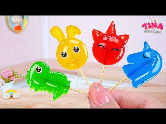 Amazing Jelly Making Top 10 Miniature Cute Animals Jelly Decorating Idea By Tina Mini Cakes