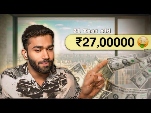 How was I able to earn ₹27,00,000/Month online from INDIA