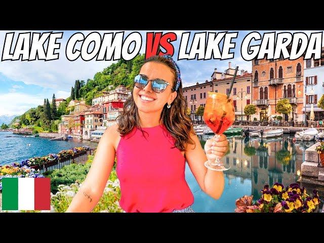 WHICH IS BEST? LAKE COMO AND LAKE GARDA TRAVEL GUIDE!  (Bellagio, Malcesine, & more)