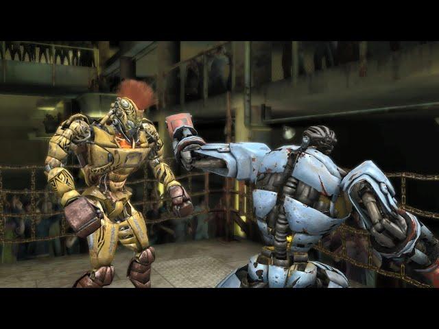 REAL STEEL THE VIDEO GAME [XBOX360/PS3] - AMBUSH vs MIDAS & TWIN CITIES