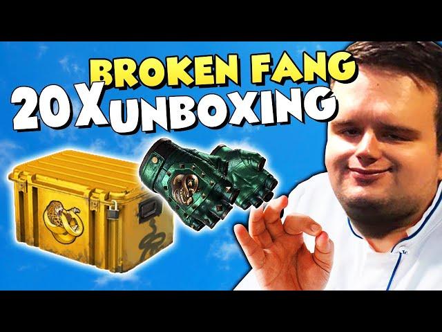 TrilluXe HEBELT 20x BROKEN FANG Kisten auf!  - OPERATION BROKEN FANG Case Unboxing