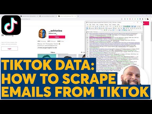 TikTok Data - How To Scrape Emails From TikTok