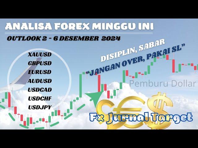 ANALISA TEKNIKAL FOREX MINGGU INI 2 DESEMBER 2024 #gbpusd #usdjpy #trading