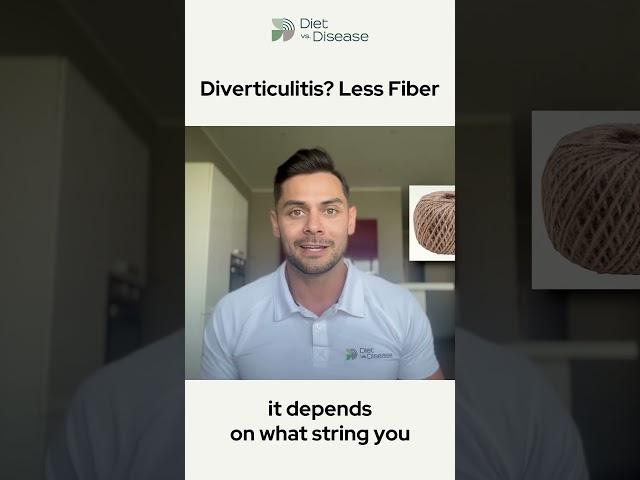 Diverticulitis? Eat LESS fiber.  #diverticulitis #lowfodmapdiet #fodmapdiet