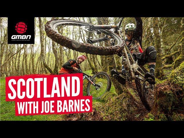 Scotland's Finest Tight & Technical MTB Trails | Joe Barnes Joins The GMBN Vlog