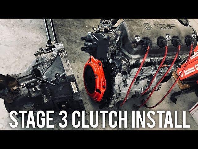 STAGE 3 CLUTCH & LIGHTWEIGHT FLYWHEEL INSTALL | Project Civic EG