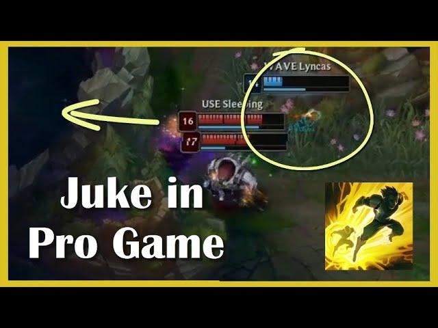 The first Flash Juke in professional Play that you have seen