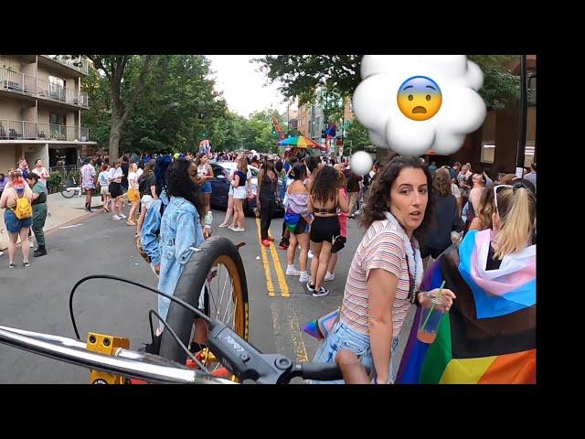 WE WHEELIED THROUGH PRIDE FESTIVAL (*SUPER CLOSE CALLS*)