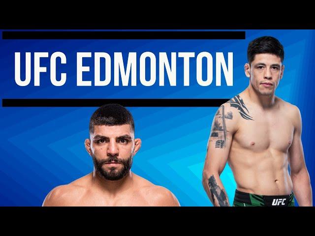 UFC Edmonton Betting Card Predictions and Picks