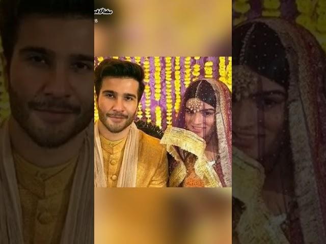 Feroze Khan wedding Pictures with Wife 