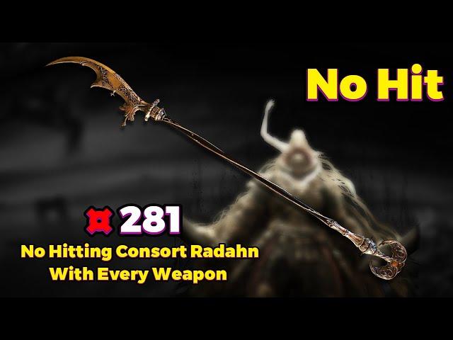 Loretta's War Sickle | No Hit | Consort Radahn With Every Weapon 281/420 | Elden Ring