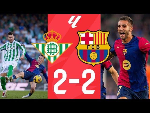 Real Betis vs Barcelona [2-2], La Liga 2024/25 - MATCH REVIEW