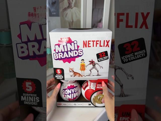 Netflix Mini Brands (ASMR)#youtubechamps #asmrshorts #minibrands #netflixminibrands #surprisetoy