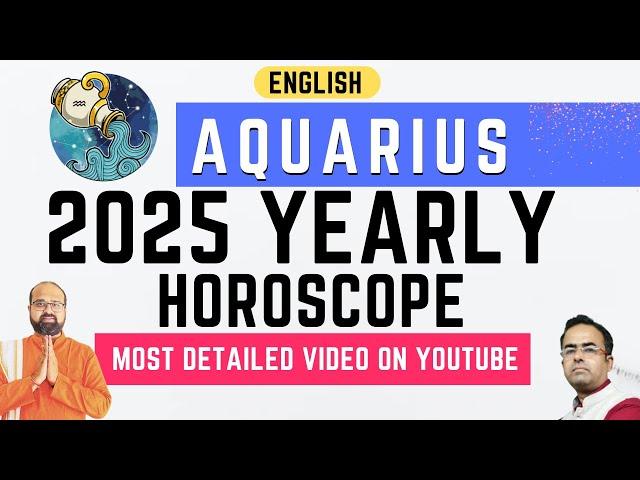 Aquarius 2025 Yearly Horoscope Zodiac Aquarius 2025 Predictions Career Wealth Love #astrology