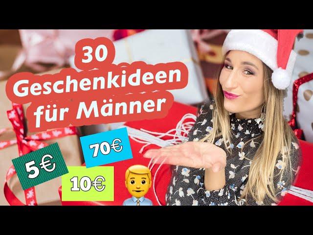 30 GESCHENKIDEEN FÜR MÄNNER Cool, nützlich, originell ...| Für Ehemann, Papa, Bruder ...