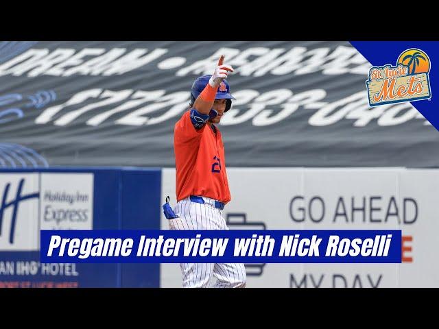 Pregame Interview with Nick Roselli!