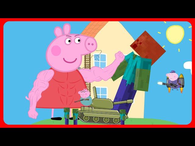 Peppa Pig vs Zombies 2 - Continuation. The second season. All parts. (Complete)