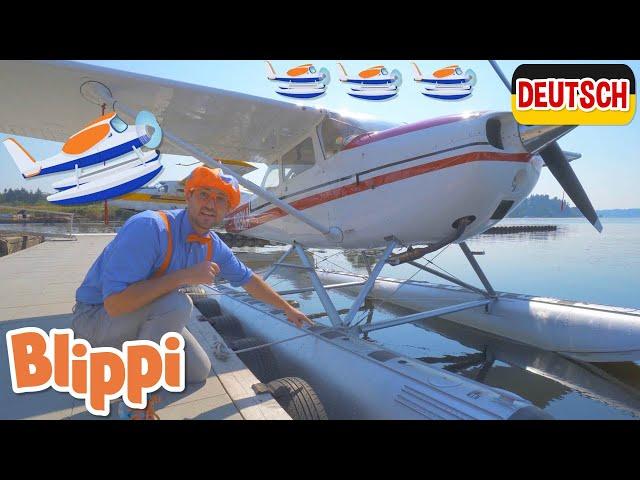 Blippi Deutsch - Blippi erkundet ein Wasserflugzeug | Abenteuer und Videos für Kinder