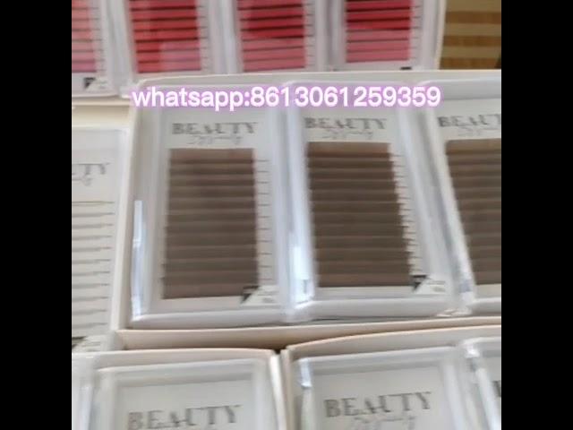 Wholesale lash extensions manufacturer with packing box private label