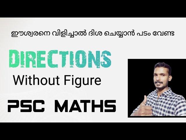 Direction/ ദിശ  / without figure / KPSC / CSEB / AS EASY MATHS