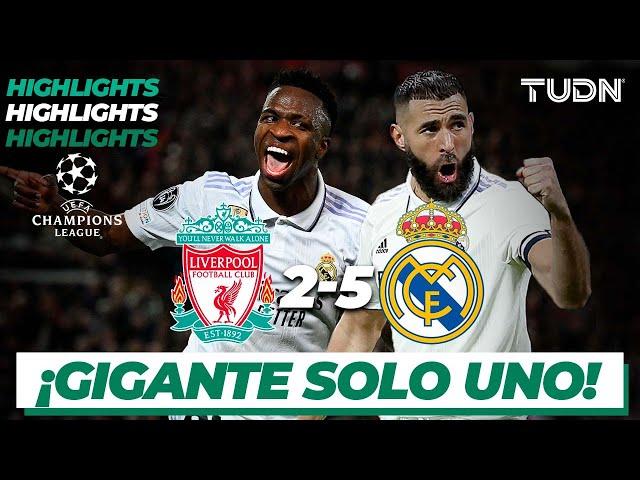 Highlights | Liverpool 2-5 Real Madrid | Champions League 2022/23 - 8vos | TUDN