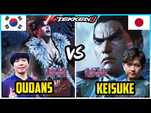 T8- Hype Match - Qudans (Devil Jin) vs. Keisuke (Kazuya) -Tekken 8 Showdown!