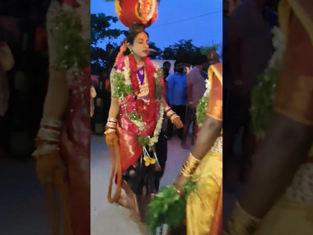 Rakesh Bonam Anna yellamma sigam at Sri shailam ️ Trending song  viral ️
