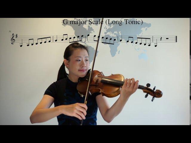 G major Scale Practice Version (ABRSM Violin Grade 1 Scale & Arpeggios)