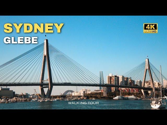 Sydney Fish Market Makeover: Glebe Sydney Walking Tour [4k] Closed Captions Available