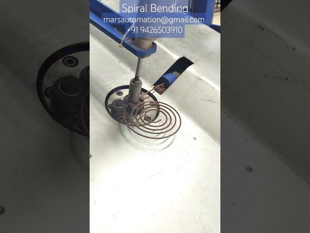 Spiral Wire Bending Machine, 2D CNC Wire Bending Machine, Strainer Wire Spiral Bending Machine #wire