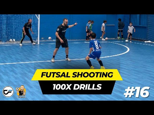 100x FUTSAL DRILLS | Futsal Shooting Drill #16 - CORNER SHOOTING