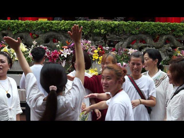 領旨 領天旨過程 玉京觀菩提林 交旨研習營 第二站 宜蘭總廟三清宮 2020 5 27