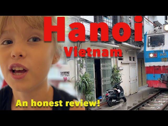 Hanoi Vietnam, Street market food, Hanoi Train street, Culture and History!