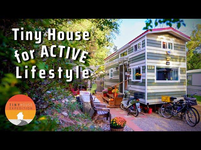 Couple downsize into Tiny House for affordable living in dream town