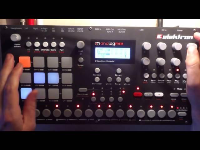 Messing around on Elektron Analog Rytm