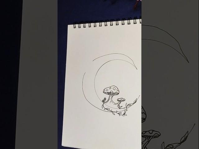 How to draw the moon | #shorts #youtubeshorts #drawing #art