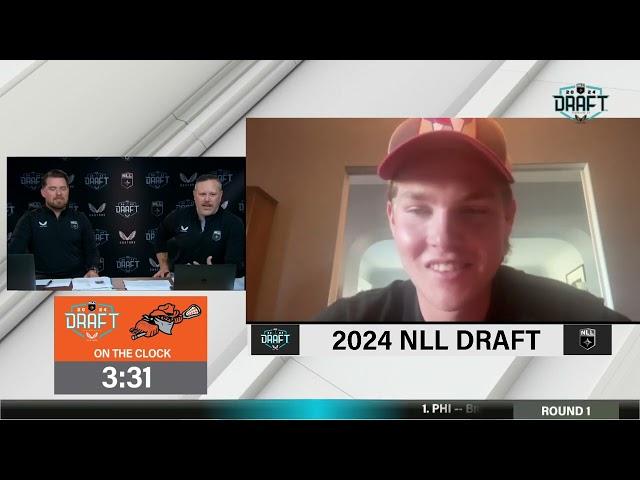 2024 NLL Draft presented by Castore: Lukas Nielsen Interview