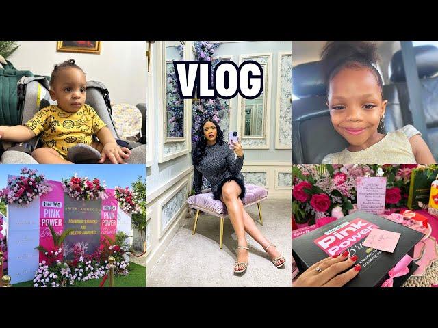 My First SIX MONTHS As A Mom Of Two in NIGERIA, The MOST BEAUTIFUL Pink Brunch, Unboxing Gifts etc..