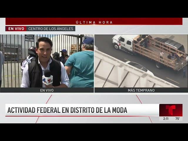 Operativos migratorios en el centro de Los Ángeles