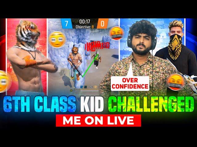 Over Acting Kid Challenged Me On Live !