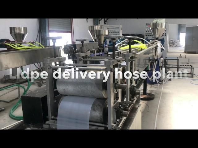 Lldpe delivery kissan hose making plant