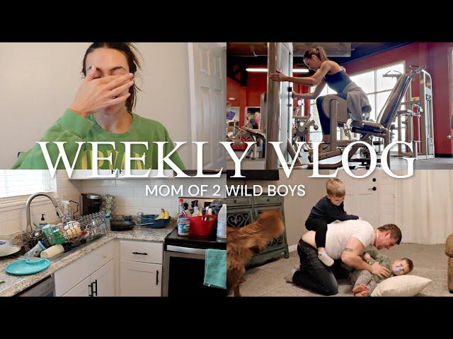 WEEK IN THE LIFE | Mom of 2 boys daily routine, workouts, unfiltered real life!