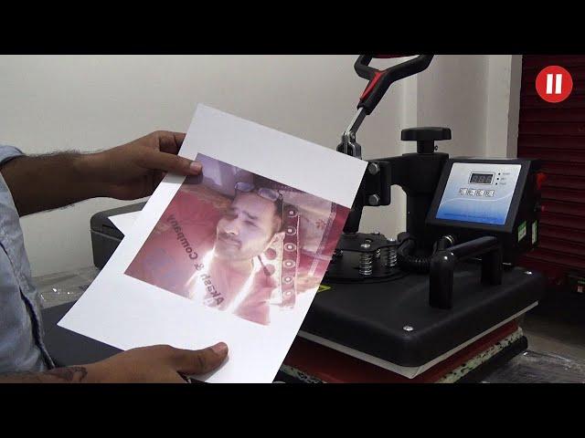 Unboxing & How To Use - 5 in 1 Sublimation Heat Press Machine