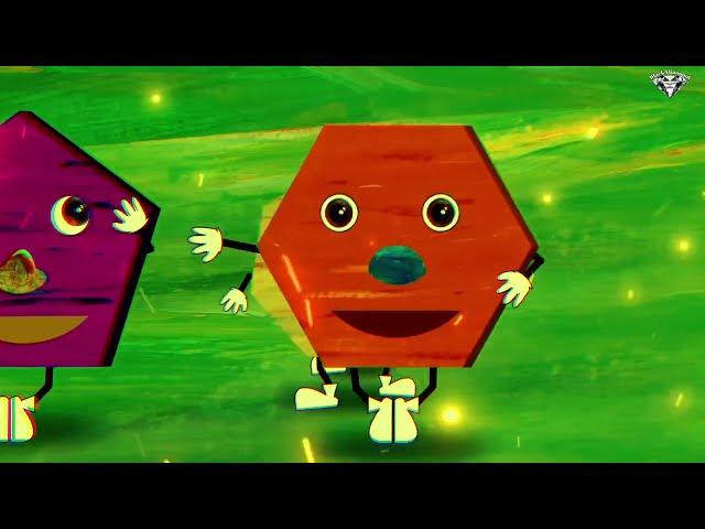 Shapes Song |52 | Shapes Show Effects | Black-Diamond Nursery Rhymes & Kids Song