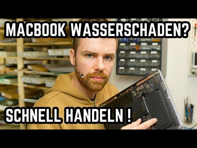 MacBook Wasserschaden Erste Hilfe Video