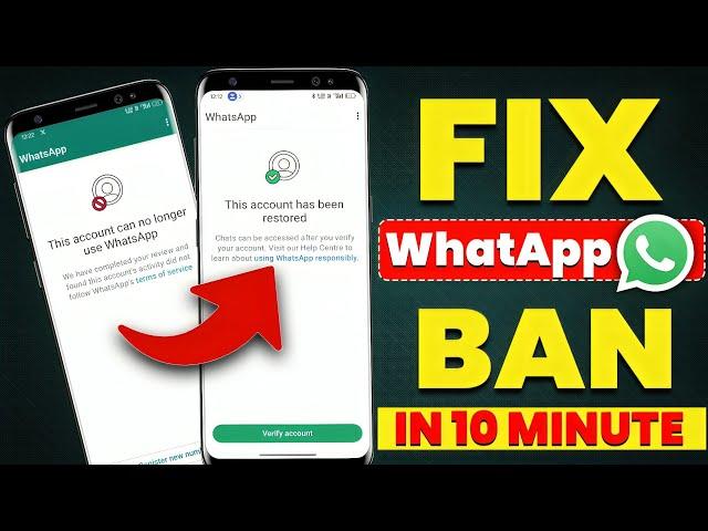 whatsapp banned my number solution | how to fix this account can no longer use whatsapp business